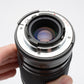 Vivitar 28-85mm f3.5-4.5 Macro zoom lens for Nikon F Ai-S Mount, caps + UV