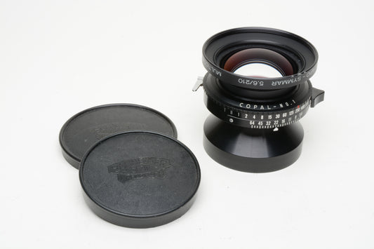 Schneider Kreuznach APO-Symmar 210mm f5.6 MC Large format lens w/Copal No.1