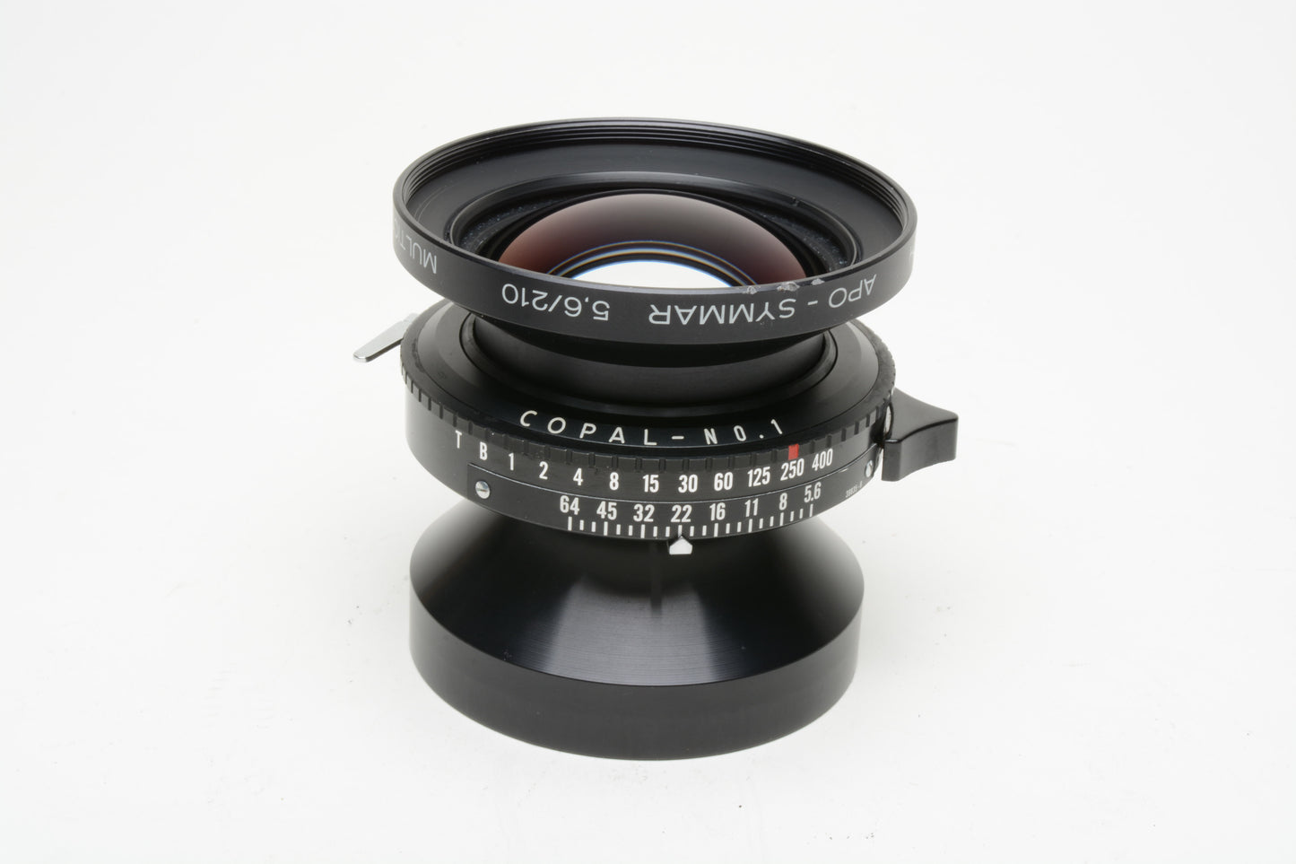 Schneider Kreuznach APO-Symmar 210mm f5.6 MC Large format lens w/Copal No.1