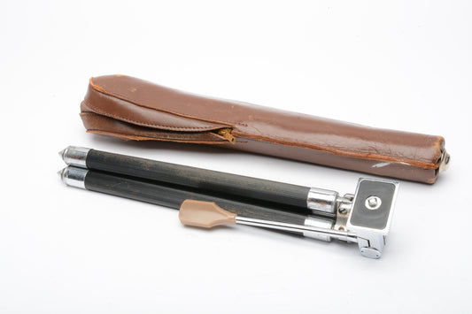 Vintage "accordion" type tripod (Made in Japan) + case, Cool!