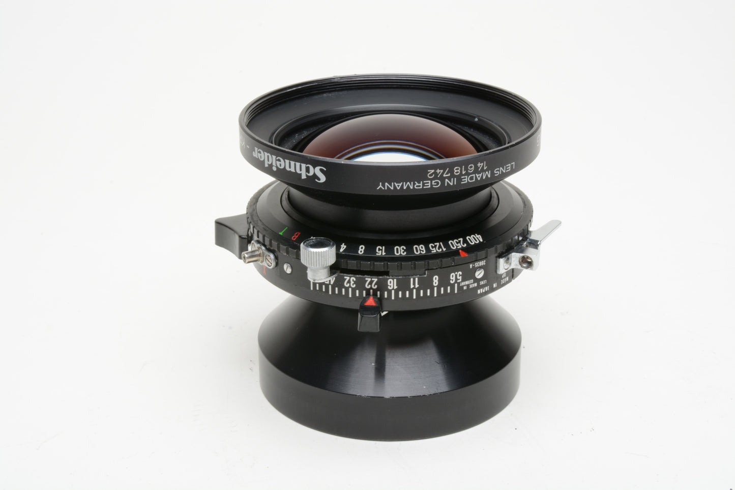 Schneider Kreuznach APO-Symmar 210mm f5.6 MC Large format lens w/Copal No.1