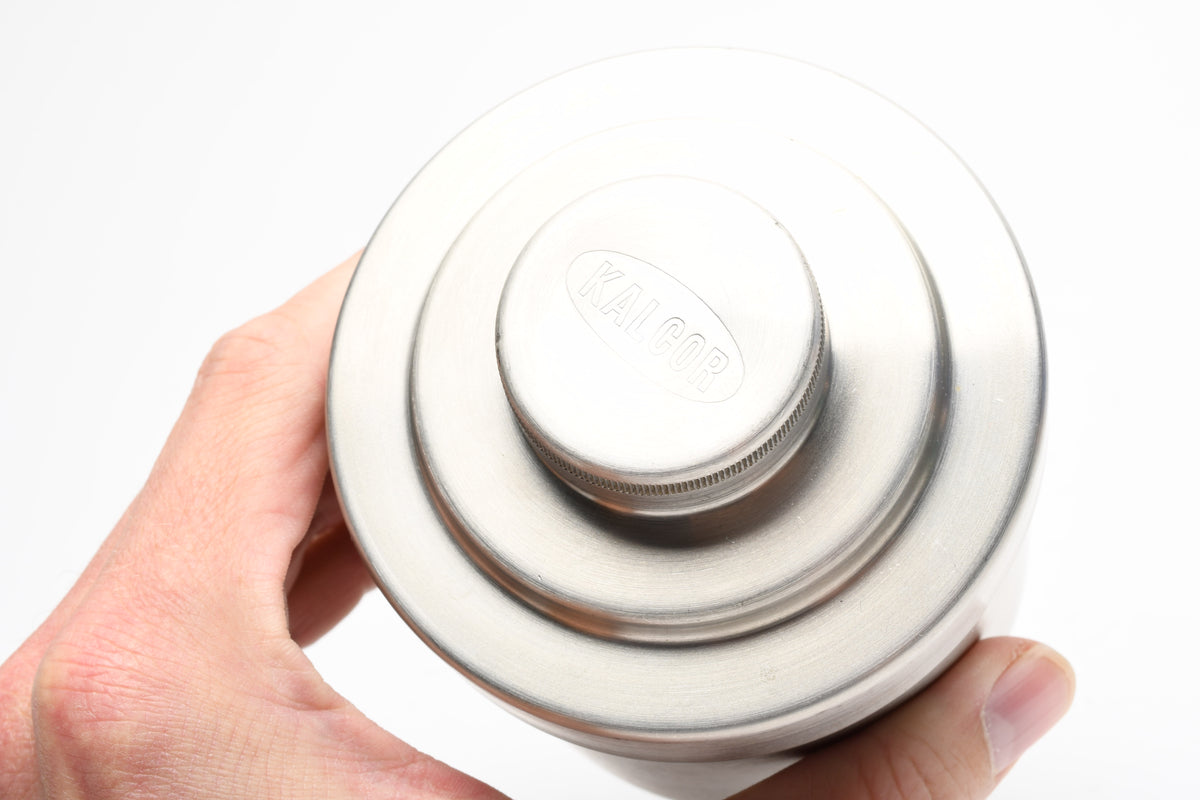 Kalcor Stainless steel 120 developing tank w/2X 35mm Stainless steel reels, Clean