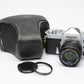 Nikon Nikomat FTN 35mm SLR Chrome Body w/28mm wide lens, New seals, case