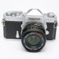 Nikon Nikomat FTN 35mm SLR Chrome Body w/28mm wide lens, New seals, case