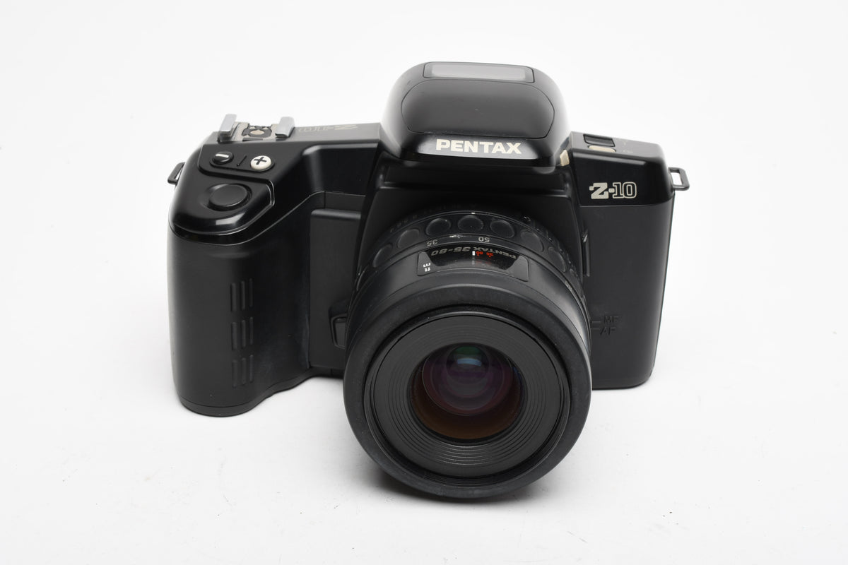 Pentax PZ-10 35mm SLR w/AF 35-80mm zoom, Case, Clean, Tested, Great
