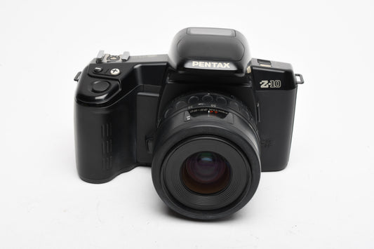Pentax PZ-10 35mm SLR w/AF 35-80mm zoom, Case, Clean, Tested, Great
