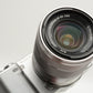 Sony NEX 5 Mirrorless w/18-55mm f3.5-5.6 zoom, 2batts, charger, flash, case