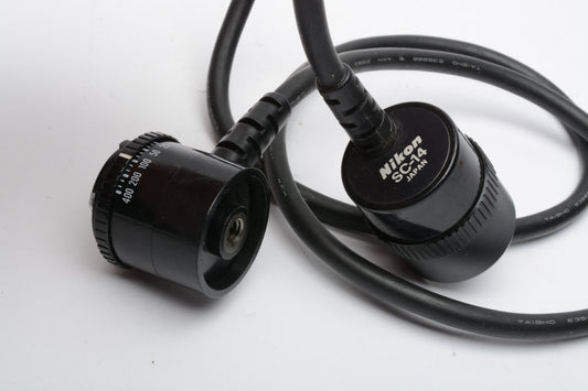 Nikon SC-14 TTL cord for SB-17 SB-16A SB-12 flashes, Genuine