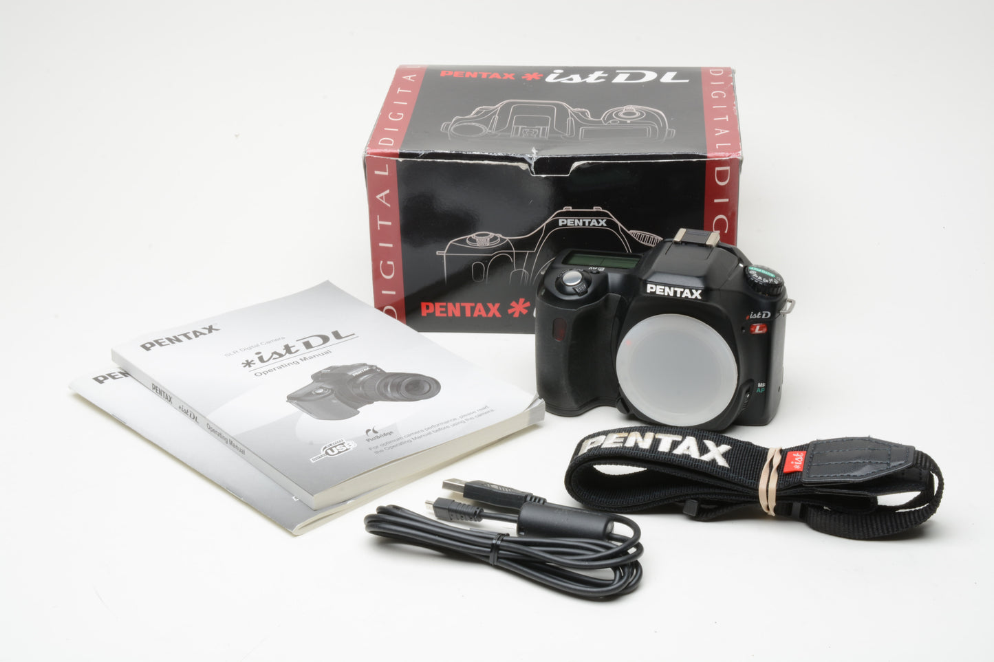 Pentax *Ist D L Digital SLR Body, Boxed, Mint-, Only 1070 Acts!