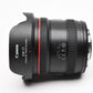 Canon EF 8-15mm f4L USM Zoom Lens, Caps, Hood, Barely Used, Mint-
