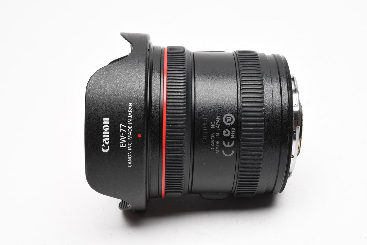 Canon EF 8-15mm f4L USM Zoom Lens, Caps, Hood, Barely Used, Mint-