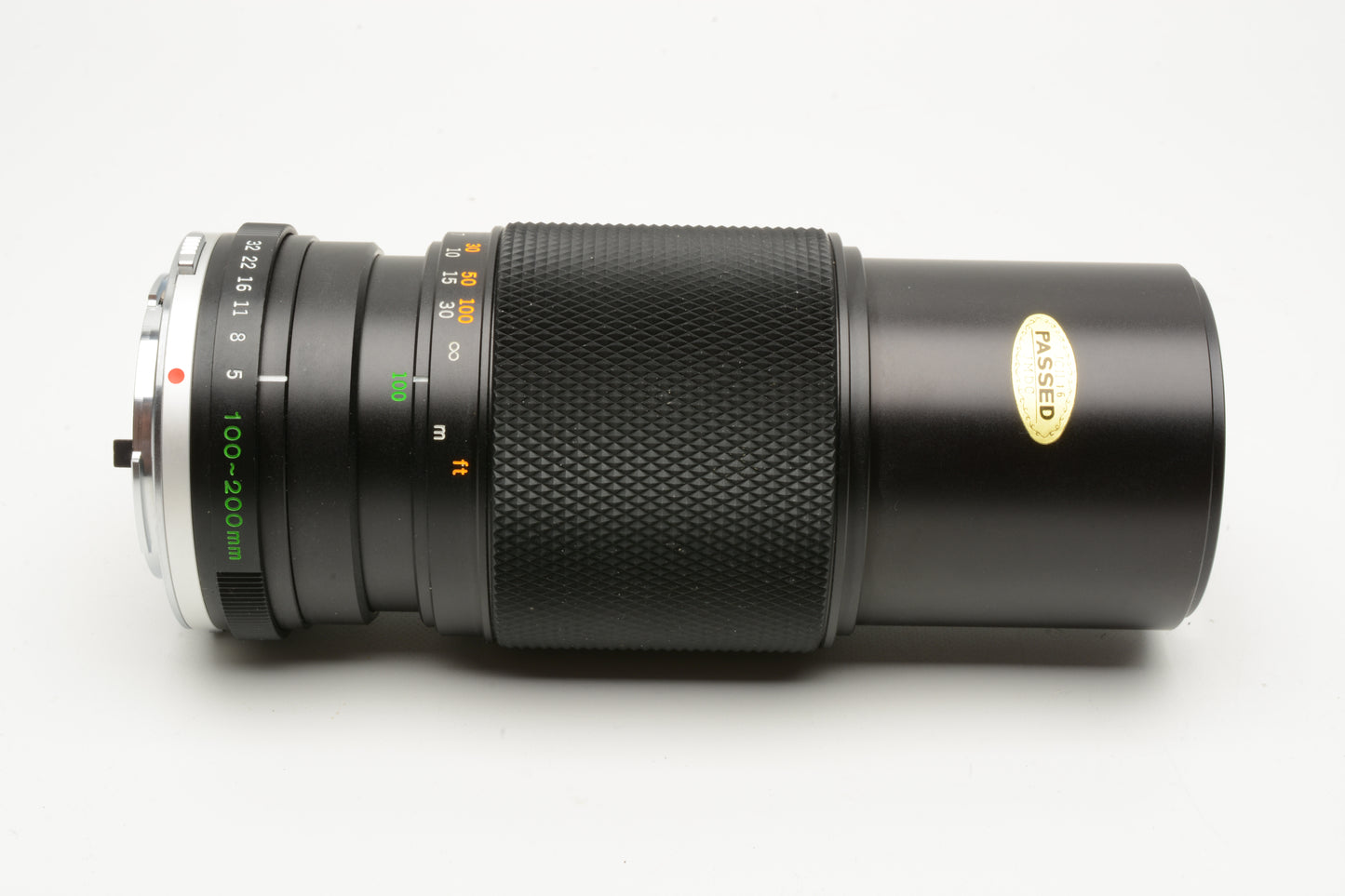 Olympus OM Zuiko 100-200mm f5 Telephoto zoom lens, Caps + UV