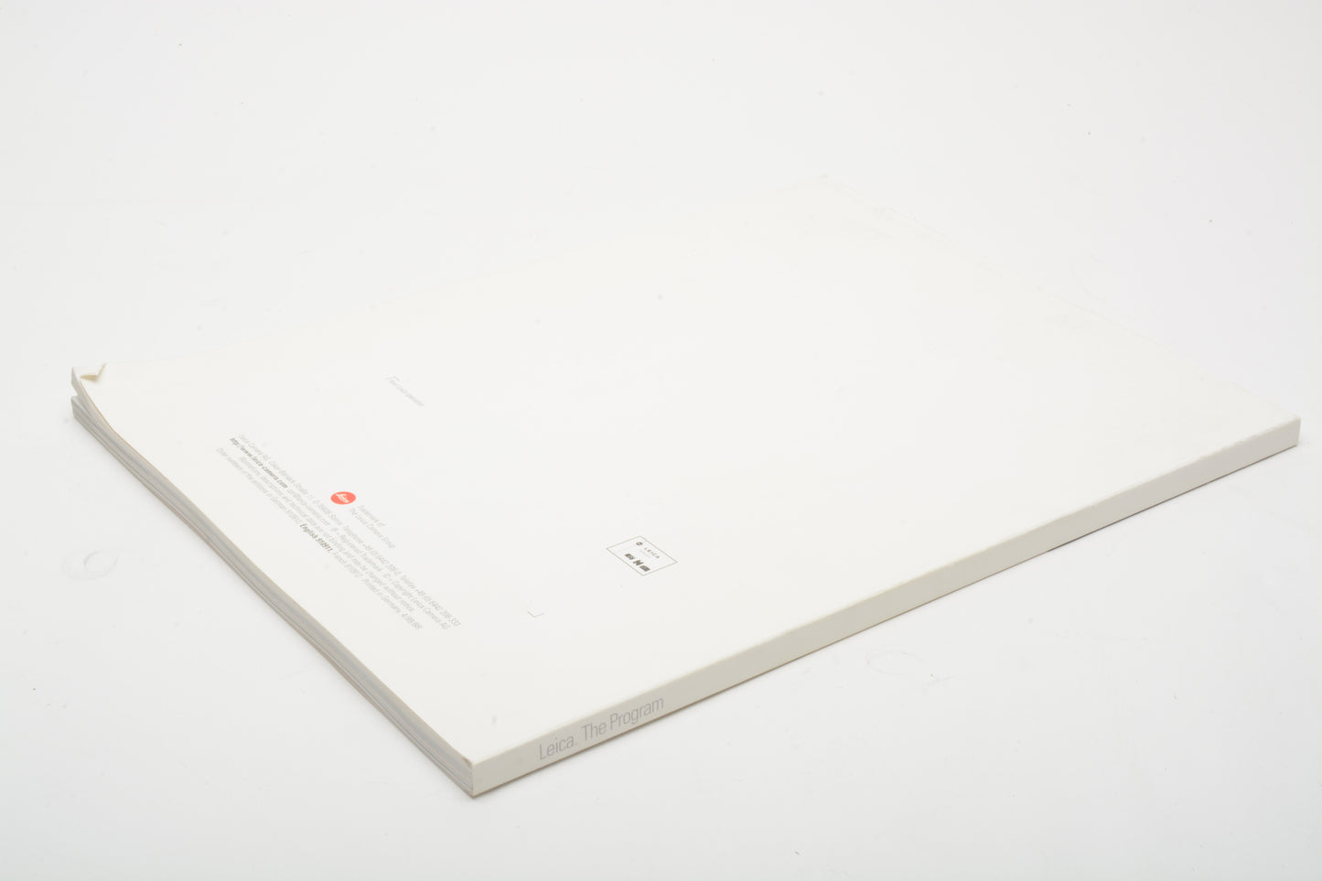 Leica: The Program Fascination and Precision book 128 pages