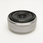Sony 16mm f2.8 SEL16F28 wide angle E-mount lens, Caps, Great!