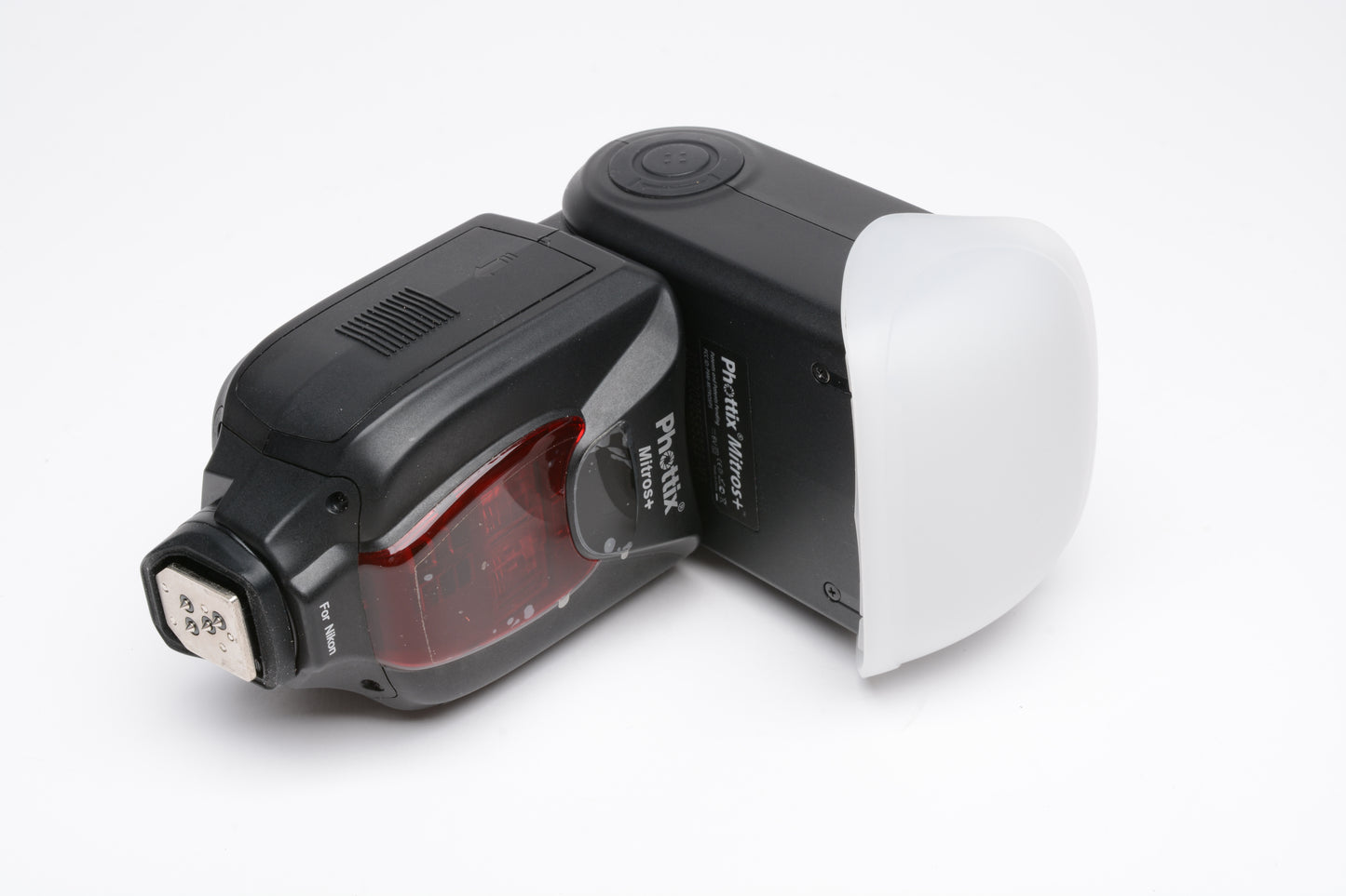 Phottix Mitros+ TTL Flash for Nikon, case, stand, diffuser, Boxed, Mint-