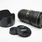 Nikon AF-S Nikkor 24-70mm f2.8E ED VR N zoom lens, USA Version, hood+caps