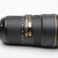 Nikon AF-S Nikkor 24-70mm f2.8E ED VR N zoom lens, USA Version, hood+caps