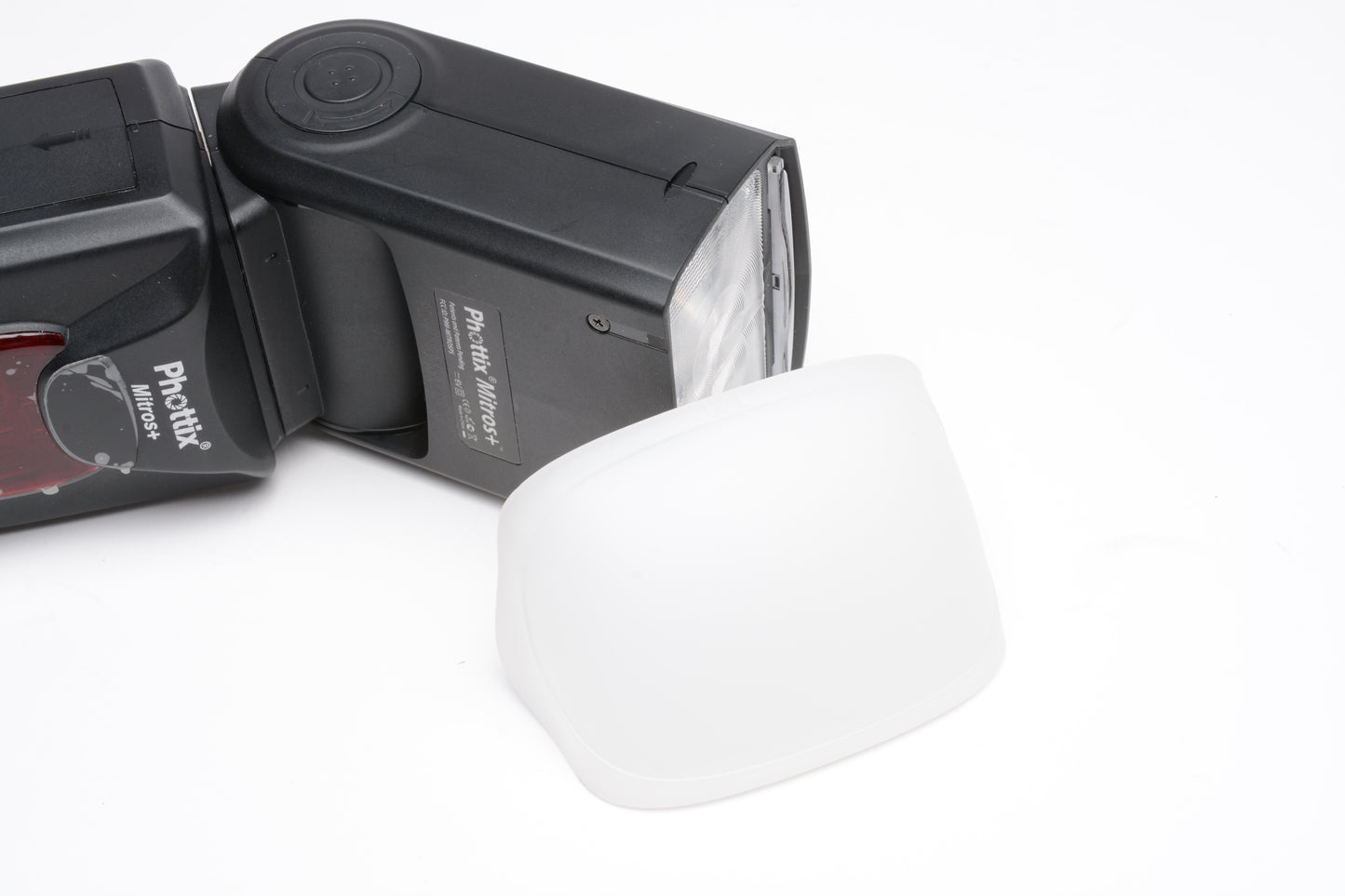 Phottix Mitros+ TTL Flash for Nikon, case, stand, diffuser, Boxed, Mint-
