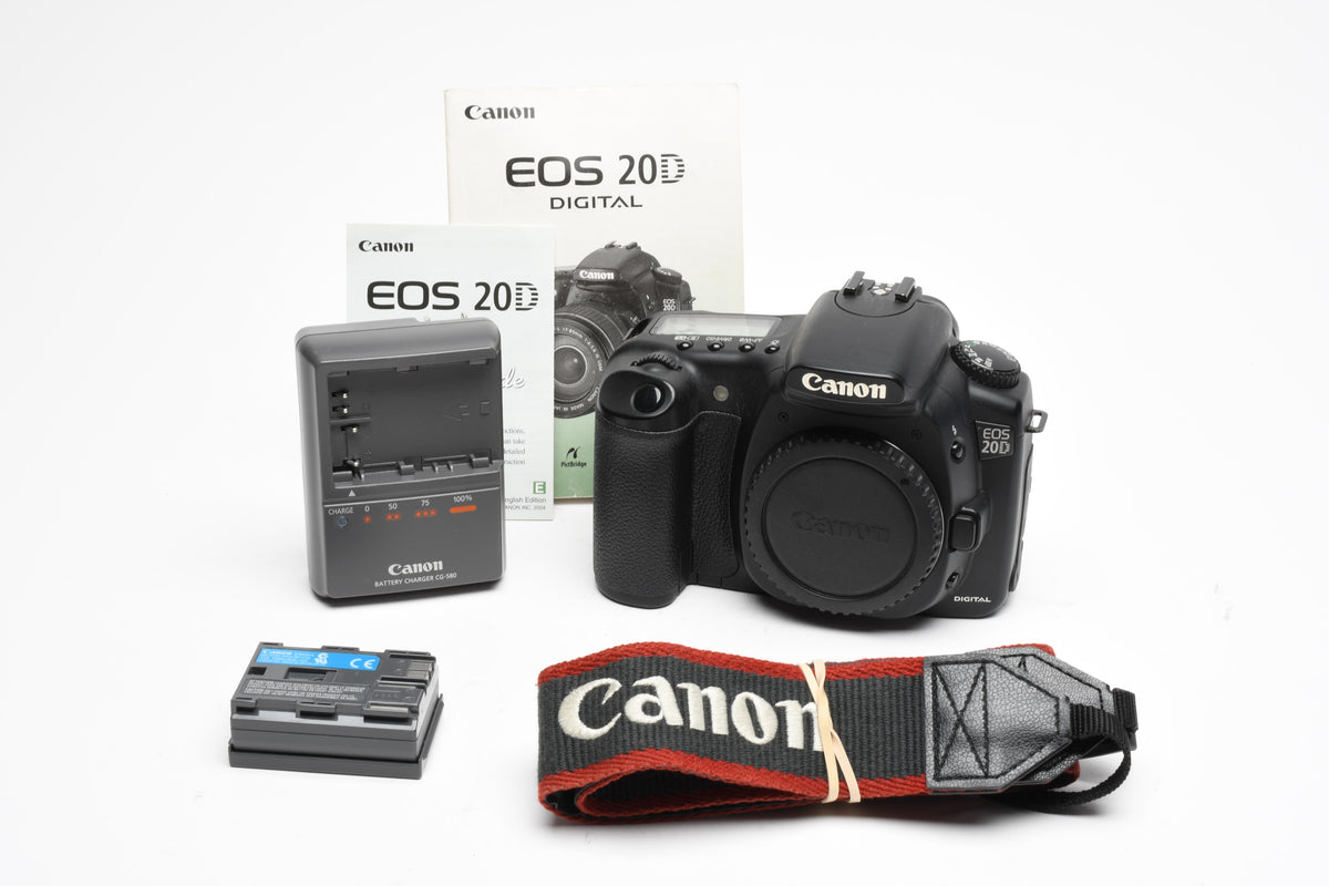 Canon EOS 20D DSLR body, batt, charger, Tested, Great, Clean!