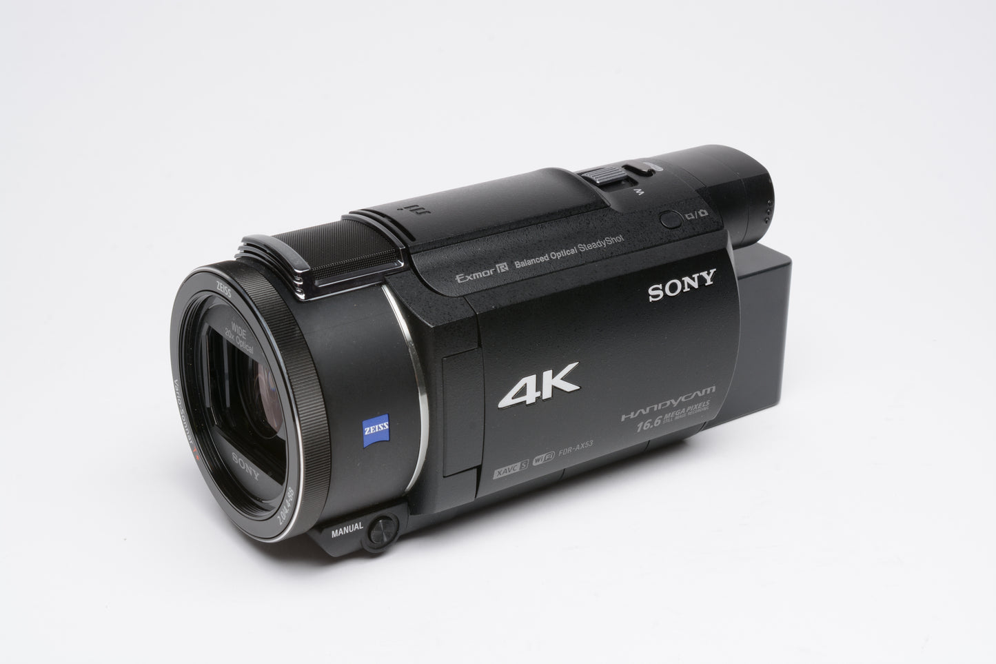 Sony FDR-AX534K Ultra HD 20X Handycam Camcorder, Batt+AC, Mint-