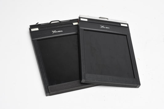 2X 4x5 Lisco Regal Film holder sheet film holders, Clean!