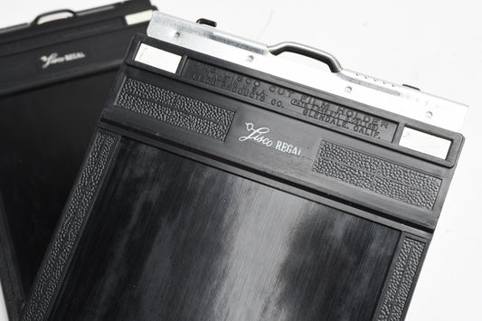 2X 4x5 Lisco Regal Film holder sheet film holders, Clean!