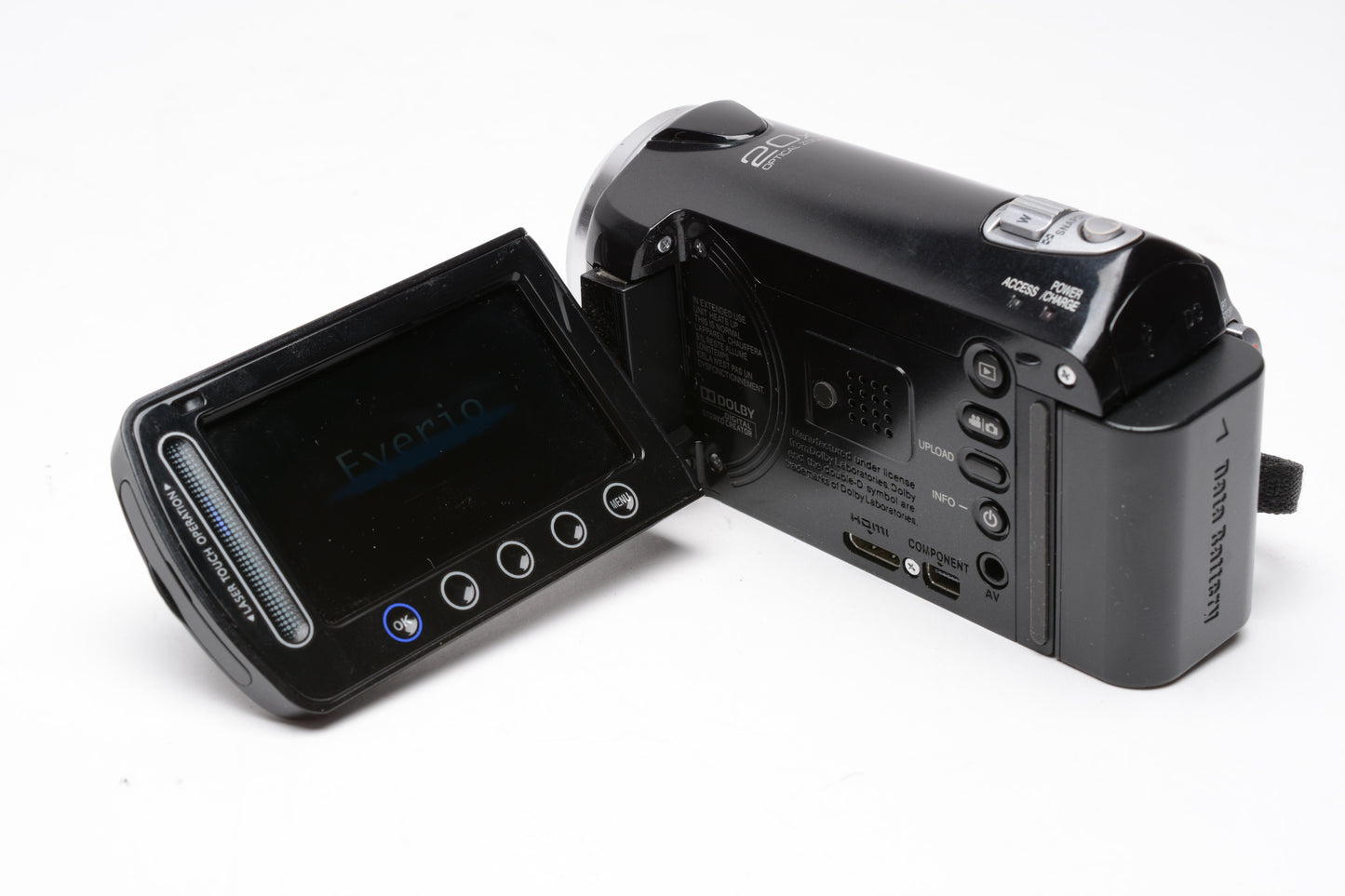JVC Everio GZ-HM320BU HD 8GB internal Digital Camcorder + SD, Tested