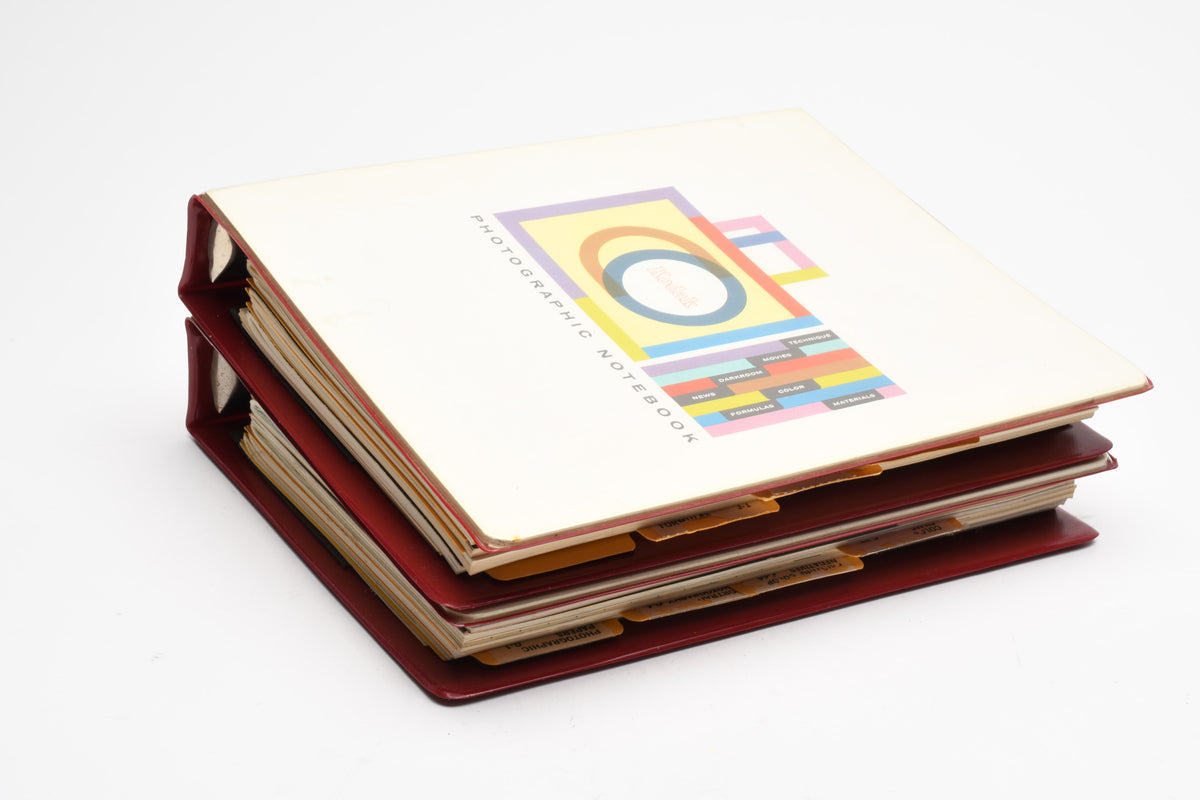 Set of 2 Kodak Photographic Notebooks 1950s/60s-Binder (Color Data / Advanced Data)