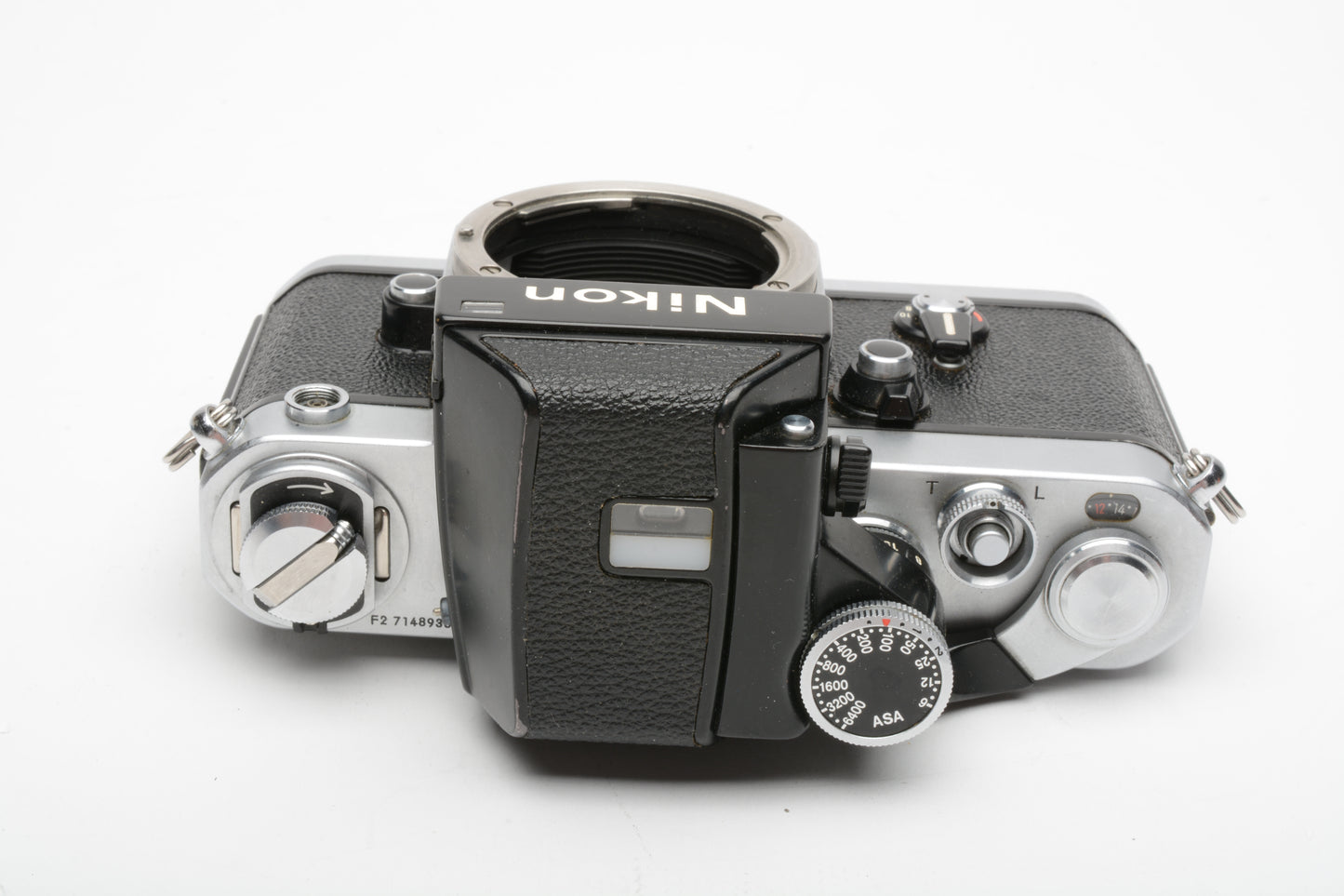 Nikon F2 35mm SLR body w/DP-1 finder, very clean & accurate, Timeless