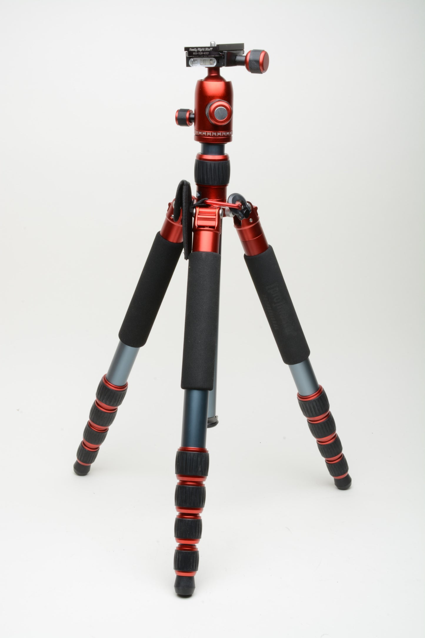 Promaster XC525 Red Professional Tripod Legs With Ball Head + RSS QR plate