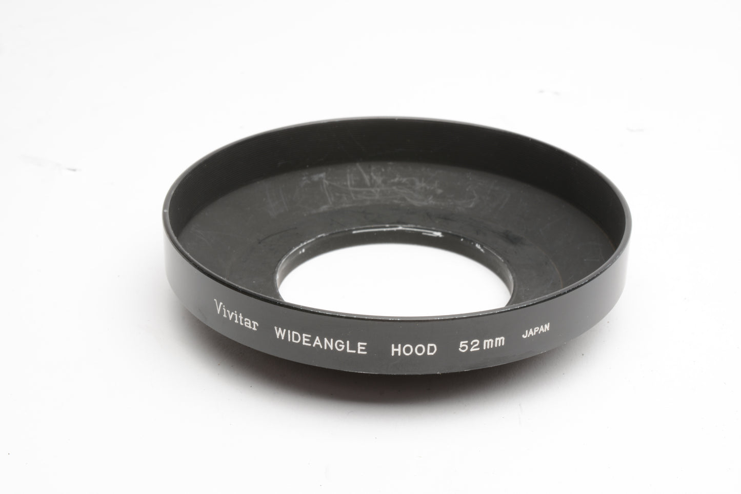 52mm wide angle metal lens hood, very nice and clean