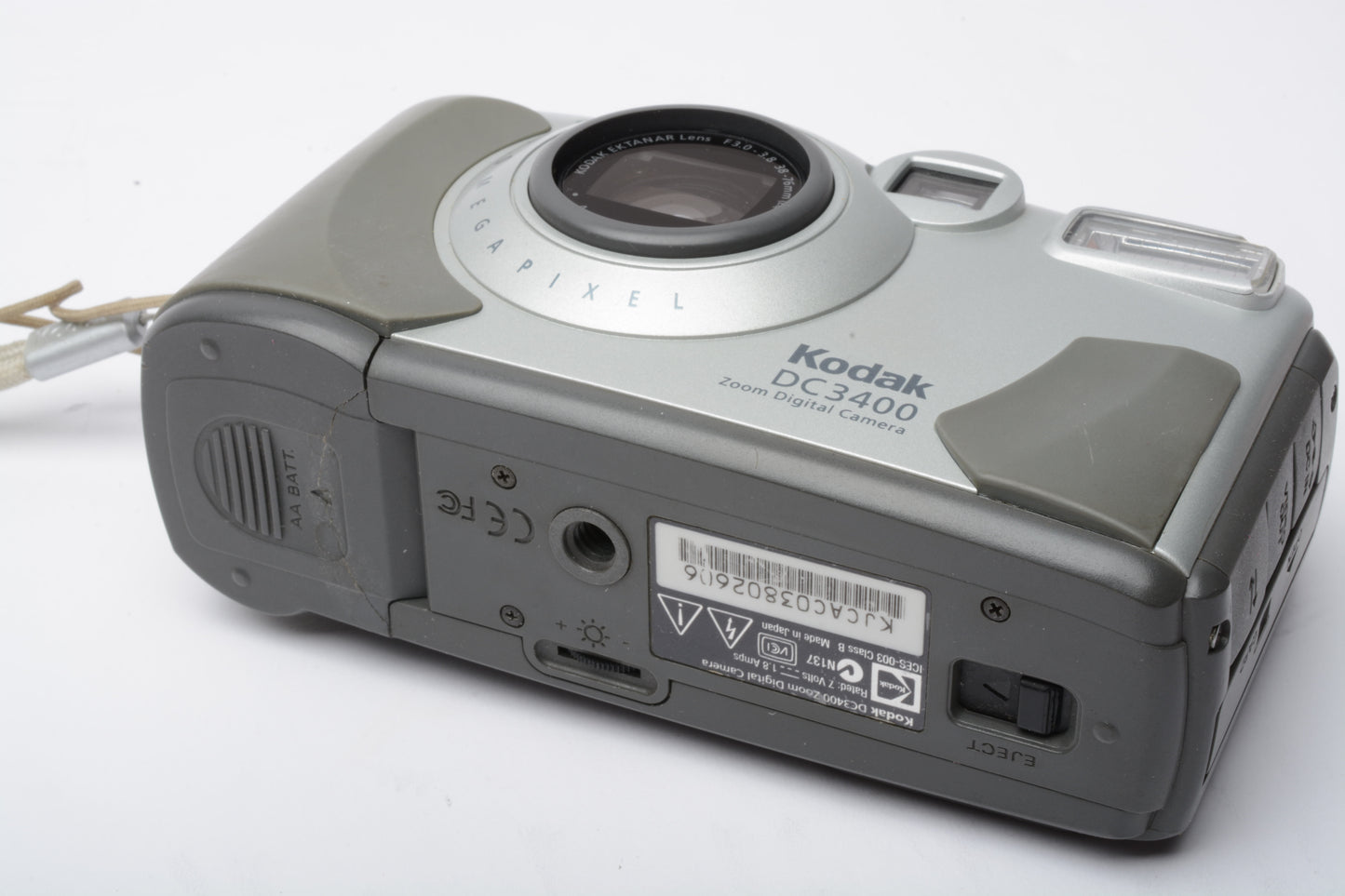 Kodak DC3400 2MP Digital Point&Shoot, Case, Tested, Great