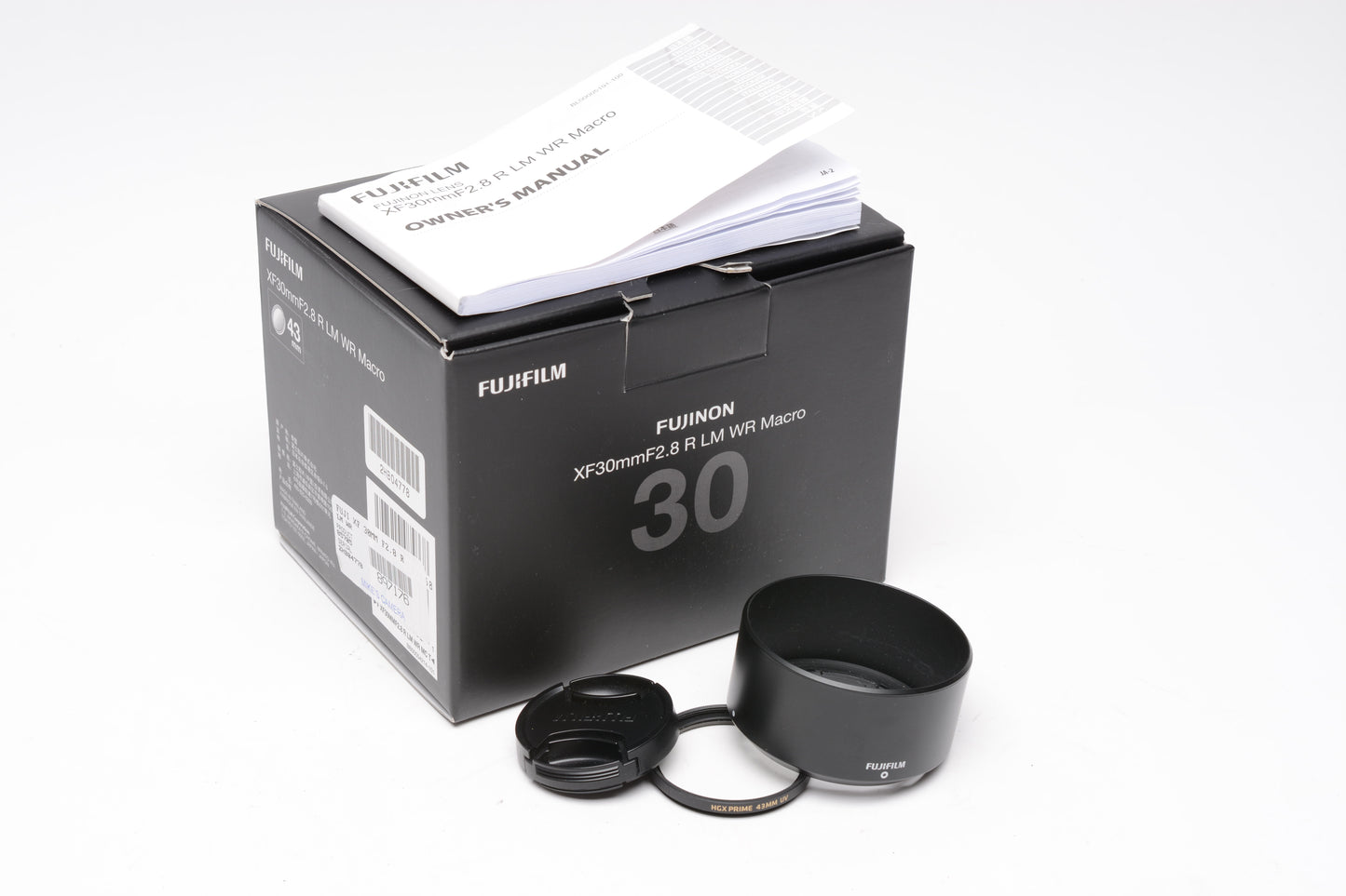 Fujifilm Fujinon XF 30mm f2.8 R LM WR Macro, Mint, Boxed + UV