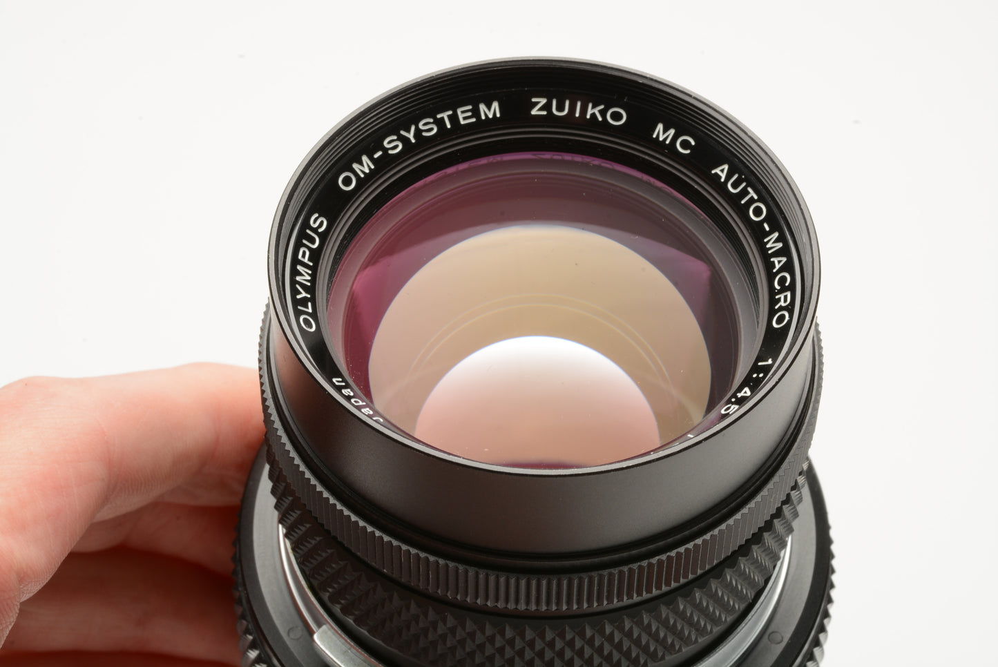 Olympus OM-System Zuiko Auto-Macro 135mm f4.5 w/65-116 Extension tube, clean!