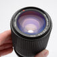 Tokina 35-135mm f3.5-4.5 zoom lens for Nikon F Ai-S Mount, caps + UV