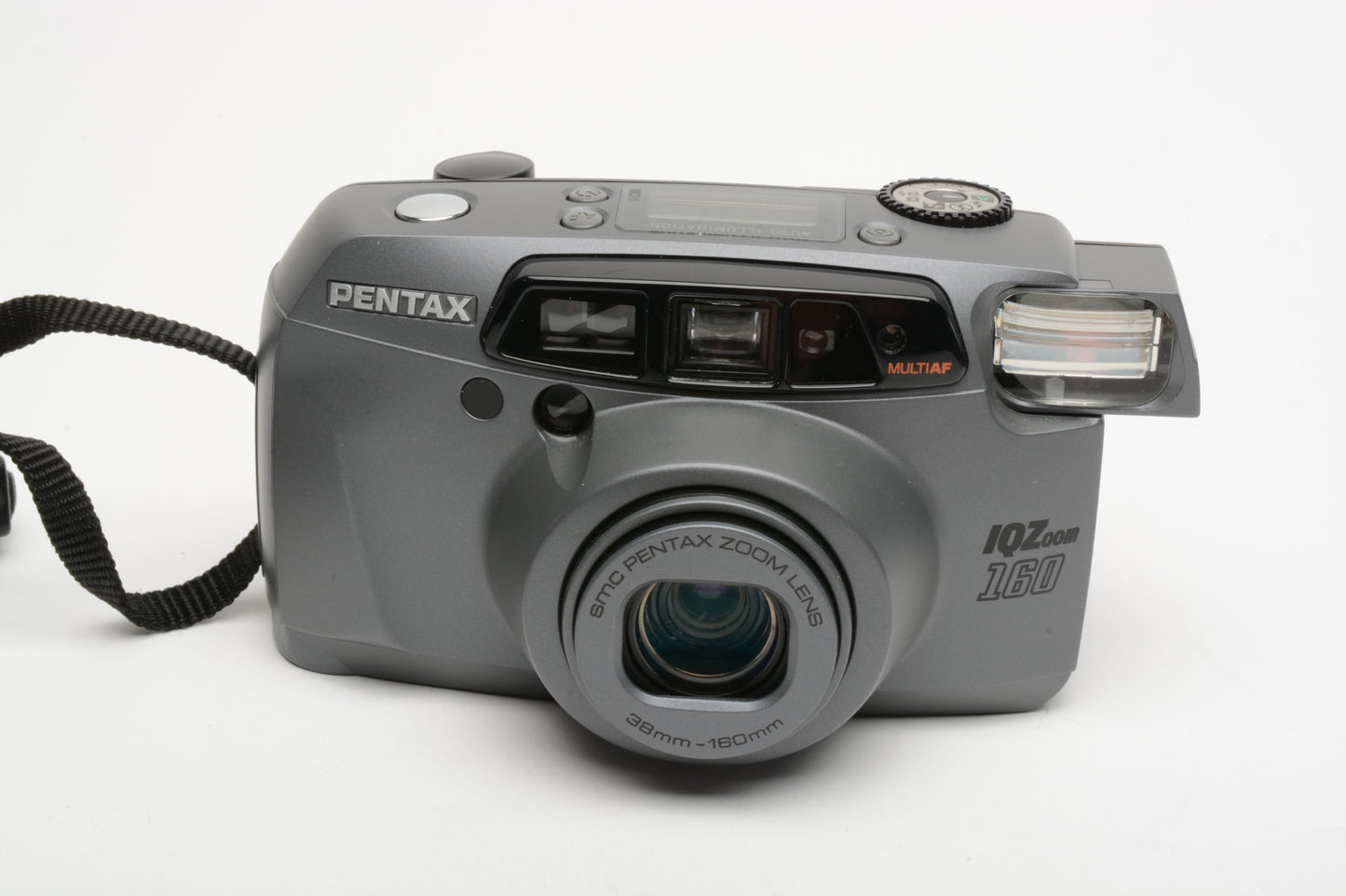 Pentax IQZoom 160 35mm Point&Shoot Camera w/38-160mm zoom, tested, very clean