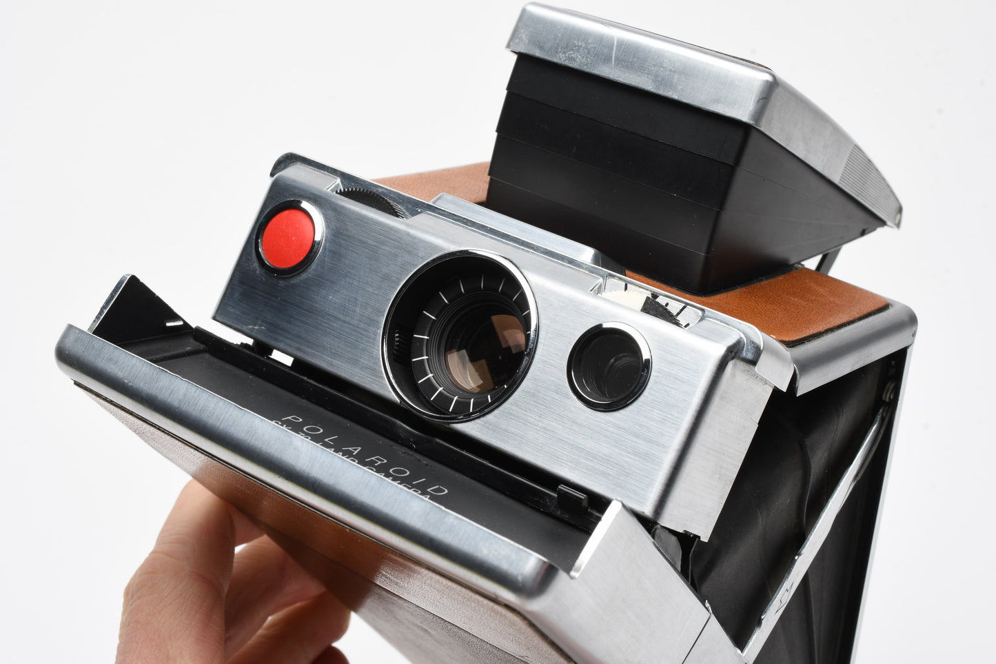 Polaroid SX70 Land Camera, film tested, Clean!