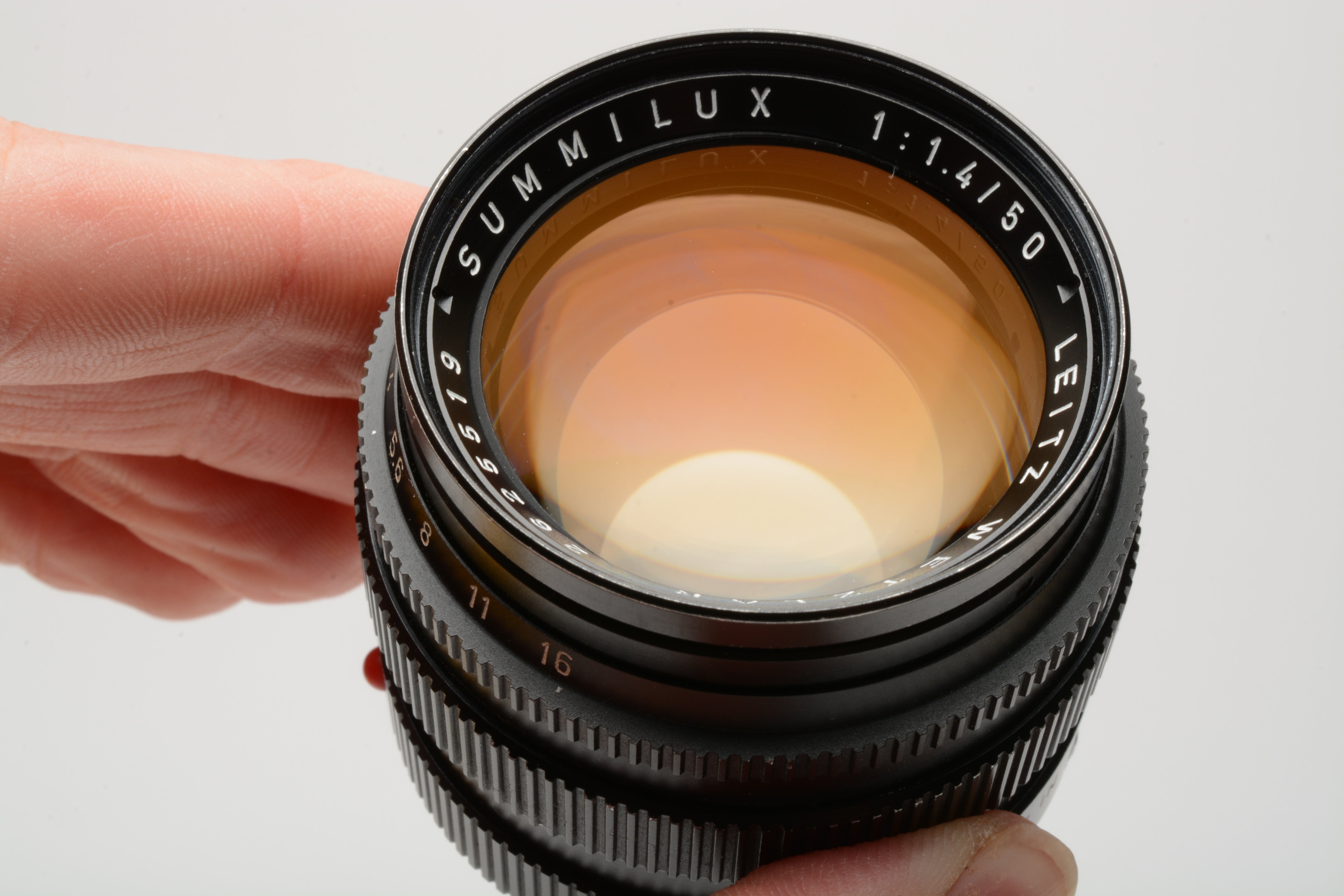 Leica Summilux-M 50mm f1.4 (black) Type II, Very clean & sharp