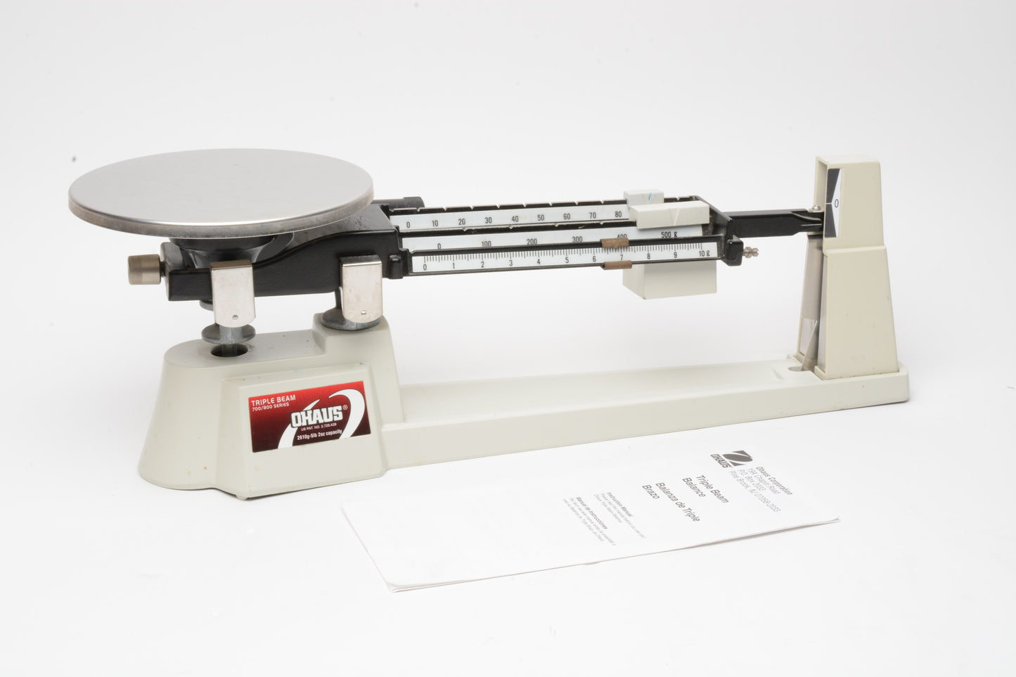 Ohaus tripple beam scale 700/800 series balance, very clean