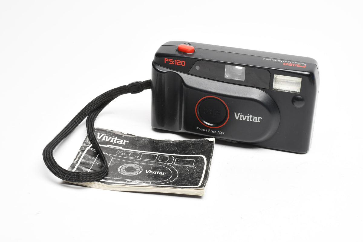 Vivitar PS120 35mm Point&Shoot camera, Tested, Great w/Manual