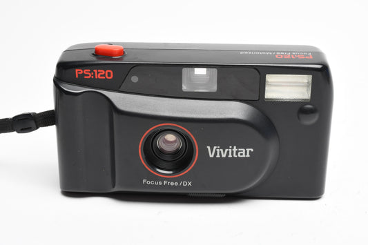 Vivitar PS120 35mm Point&Shoot camera, Tested, Great w/Manual