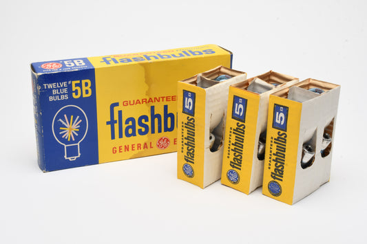 12X GE 5B Flash bulbs (Blue) in box - New