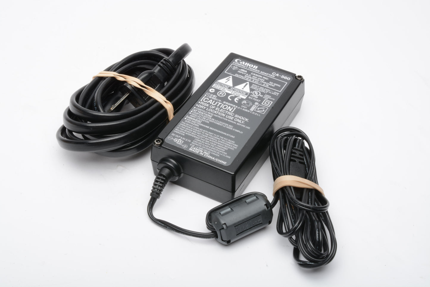 Canon CA-560 AC Adapter, Genuine, Minimal use, w/Power cord
