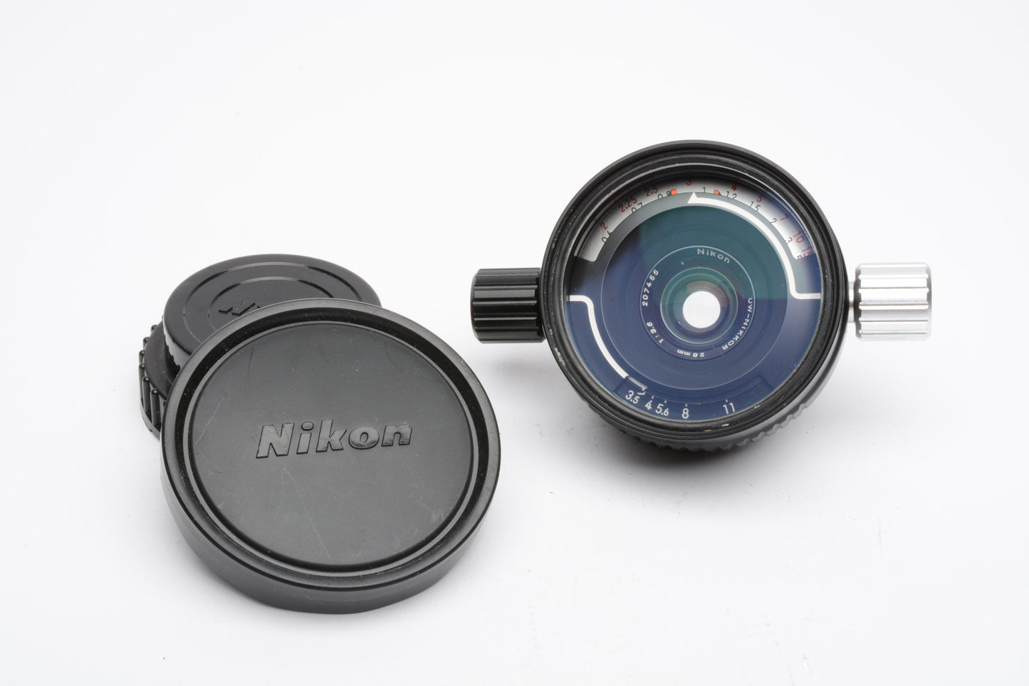 Nikon UW Nikkor Nikonos 28mm f3.5 lens w/Caps