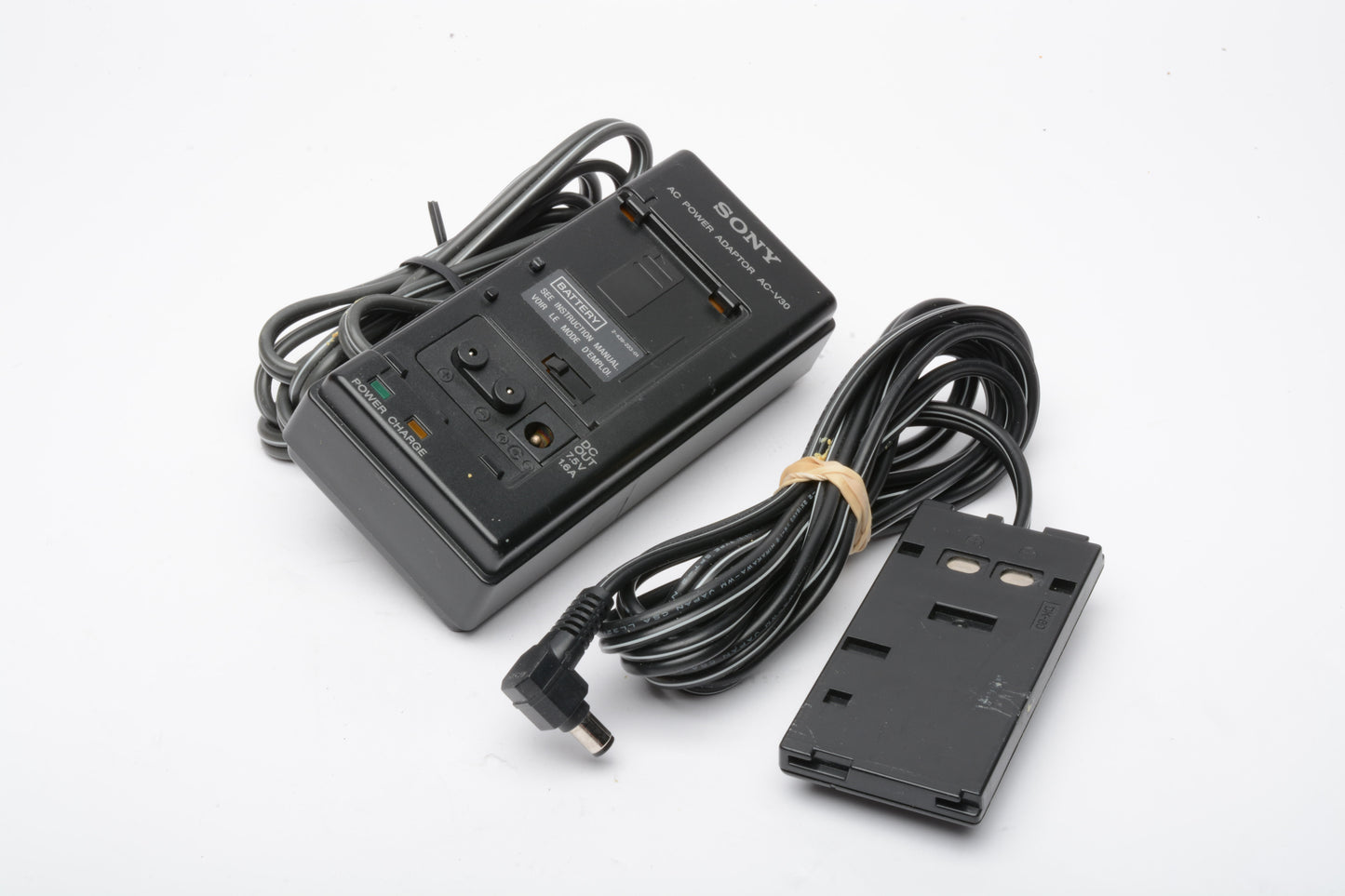 Sony AC-V30 AC Adapter/charger combo, Genuine