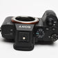 Sony A7 III Mirrorless Body, batt+charger, 9172 Acts! Mint-