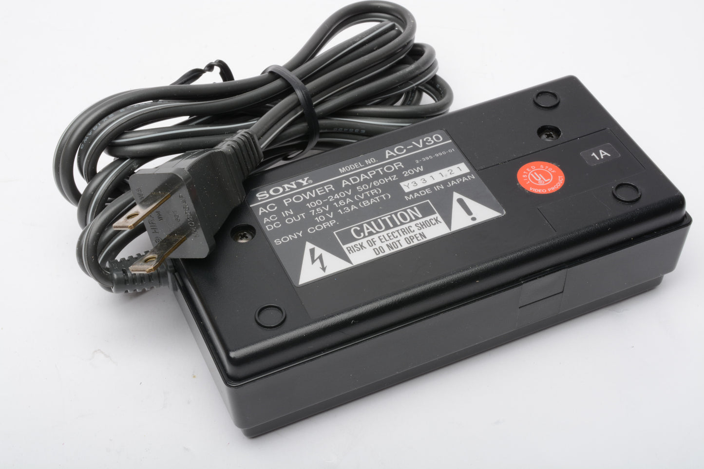 Sony AC-V30 AC Adapter/charger combo, Genuine