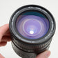 Quantaray (Sigma) 28-200mm f3.5-5.6 Zoom Canon EF, UV, Hood, *Manual Focus Only!