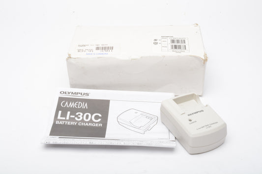 Olympus Li-30C Charger for LI-30B battery Stylus Verve Digital S, NIB