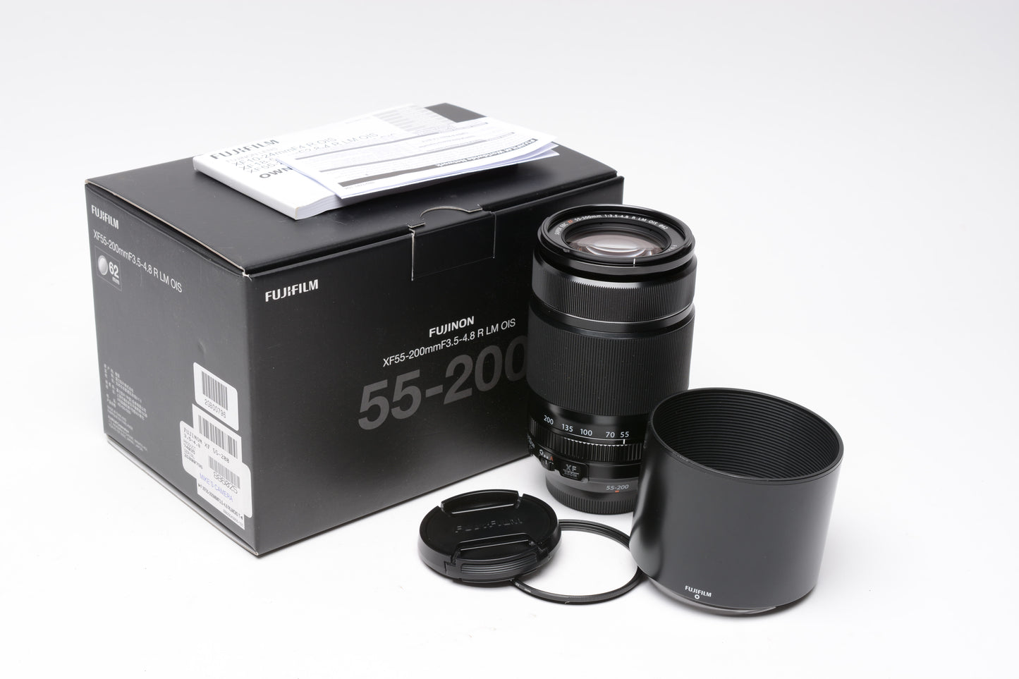Fujifilm Fujinon XF 55-200mm f3.5-4.8 R LM OIS, Mint, Boxed + UV